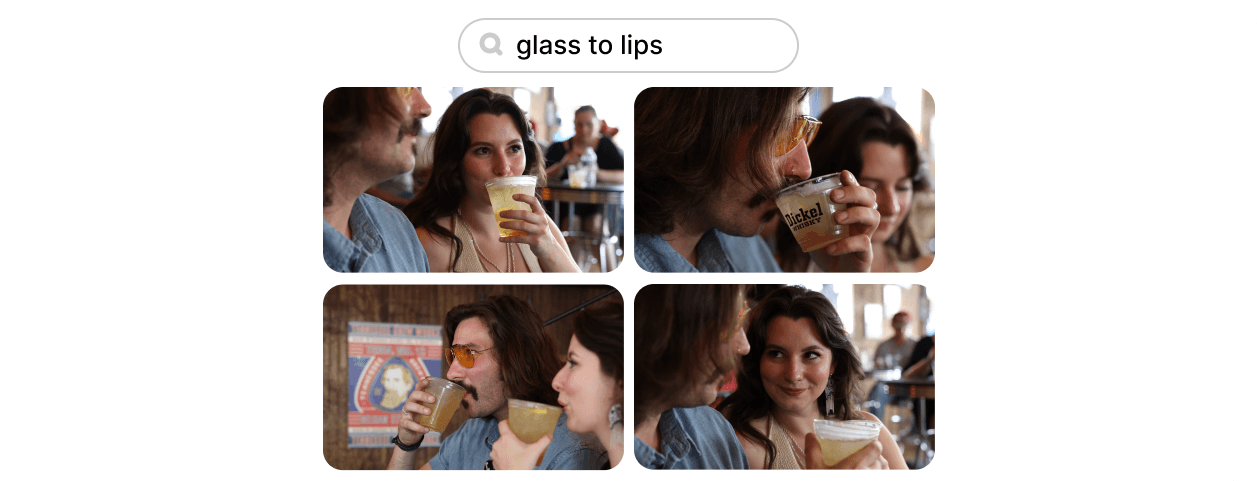 AI search results preview